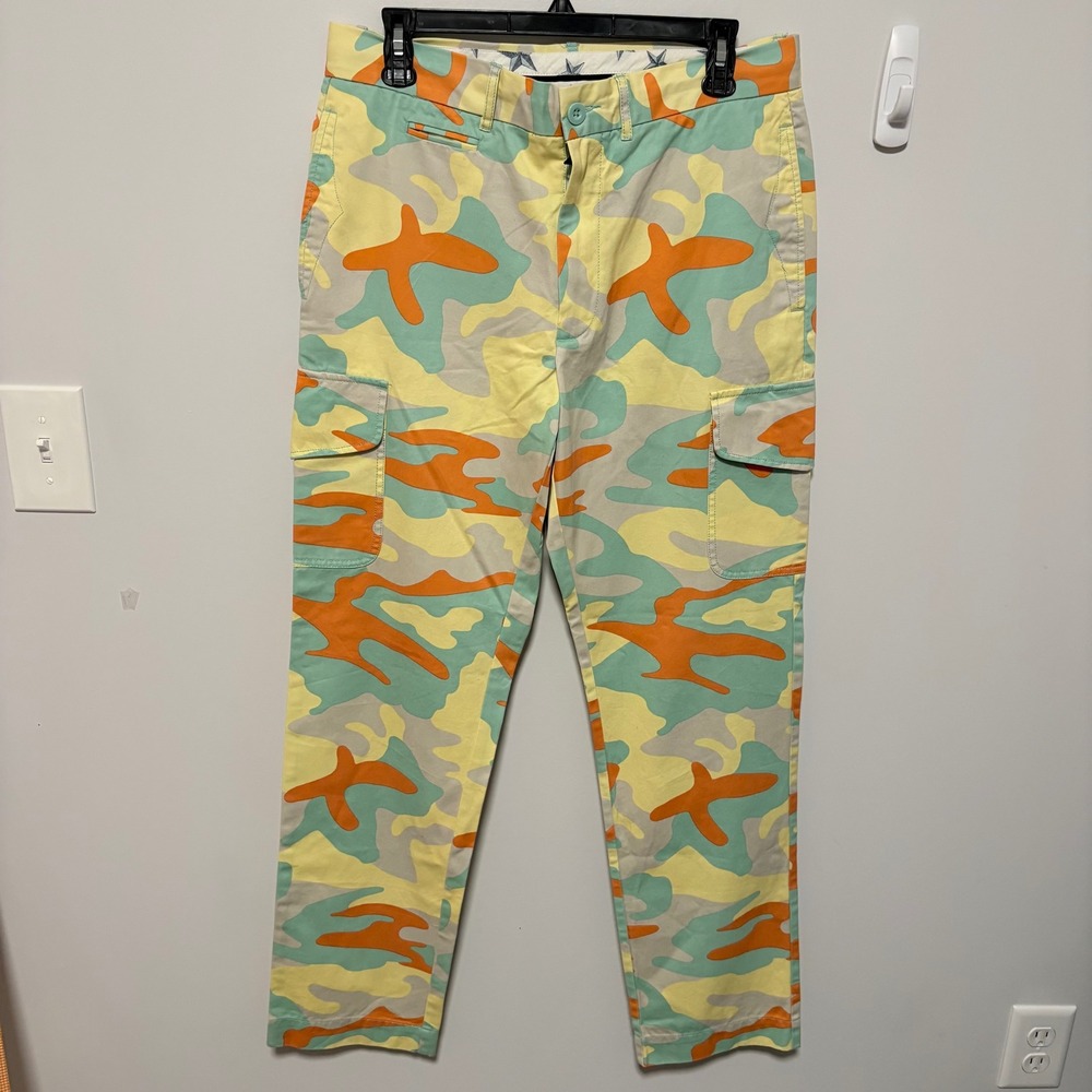 Grayers Camo Cargo Pants Mens Multicolor 32/32 Cotton Outdoor Casual